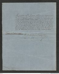 Nachlass Franz Steindachner, Empfangsbestätigung von Manuel Maqueda (20.05.1902) , Inv.Nr. 324.01, Seite 1